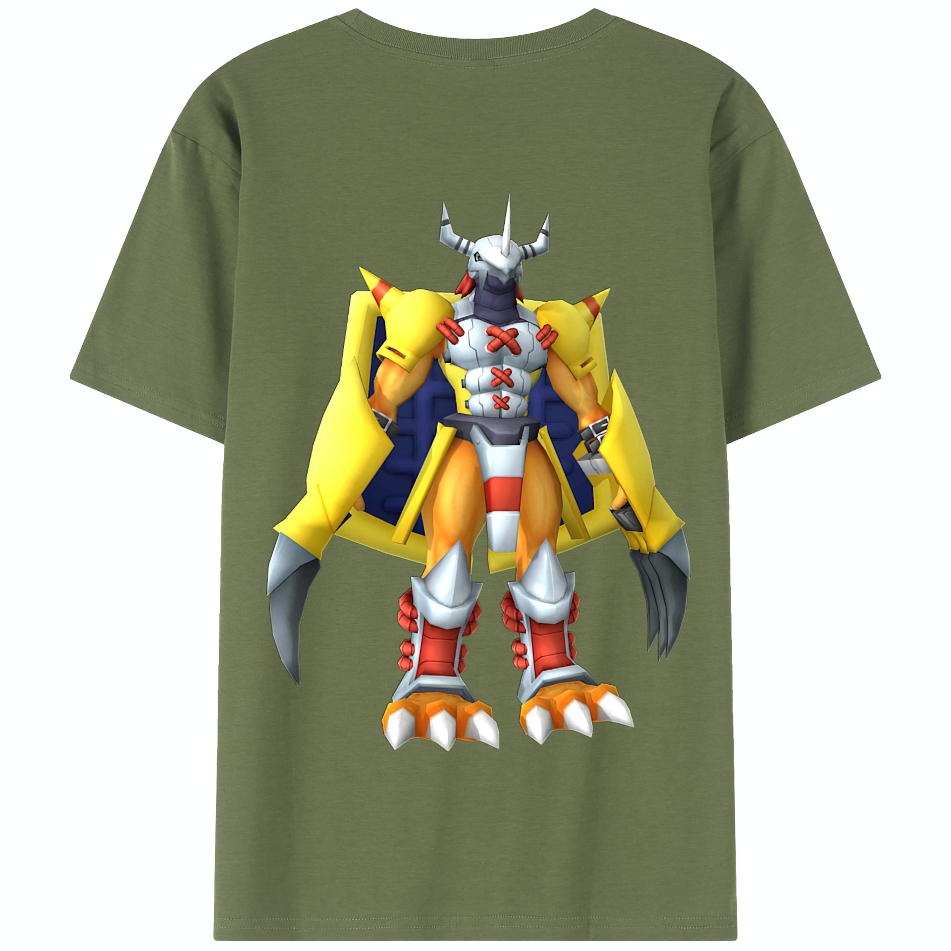 （画像用） Digimon デジタルモンスター/デジモン 綿100％半袖Tシャツ（背面プリント）